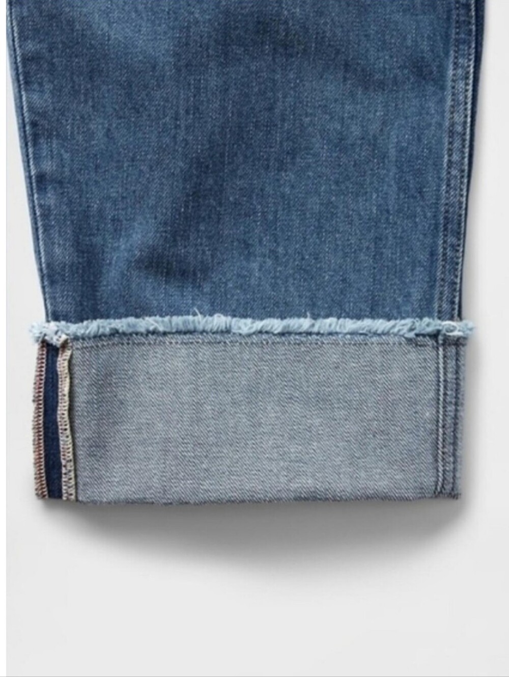 NWT Gap High Rise Cuffed Barrel Jeans Medium Wash - Picture 6 of 12